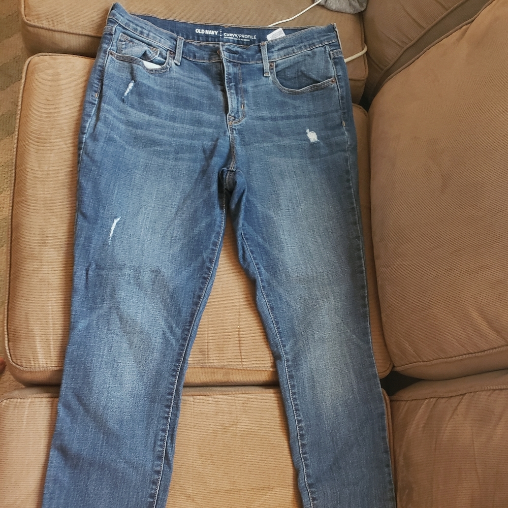 Old navy curvy skinny jeans